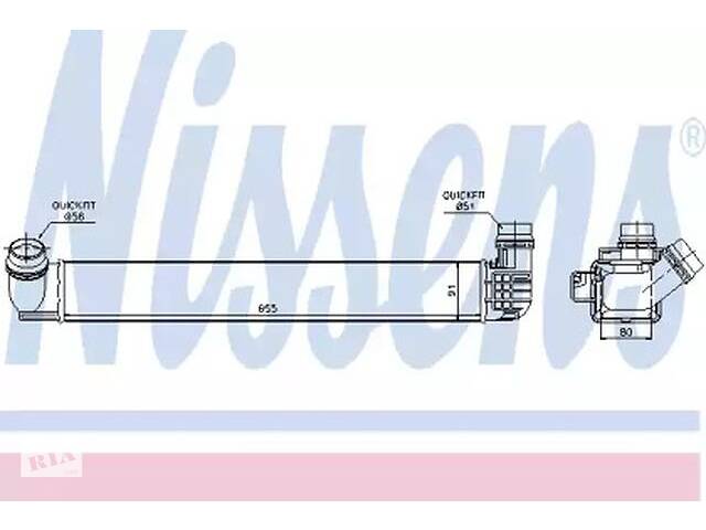 Интеркулер NT0149730 на Renault Scenic 3 2009-2015