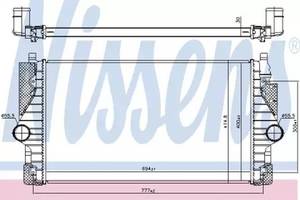 Интеркулер NT0149774 на Volkswagen Transporter T4 1990-2003