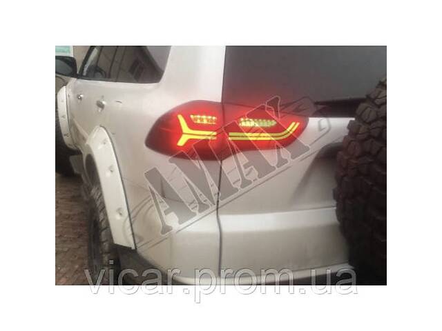 Задние фонари диодные (LED - Smoke) Mitsubishi Pajero Sport (2008-2012)