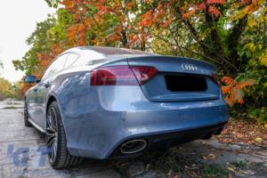 Задній бампер Audi A5 8T Sportback (09-16) обвіс стиль RS5