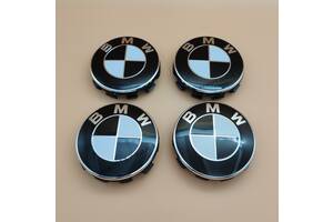 Заглушка ступицы колеса BMW 36136783536 Колпачки в диск БМВ черные