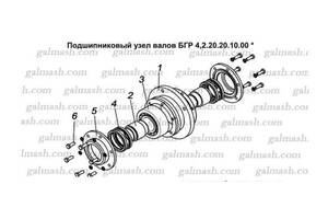 Запасные части на дисковую борону БГР-4.2 Солоха и БГР-6.7 Солоха