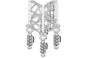 Анкер фундамен баштового крану LIEBHERR