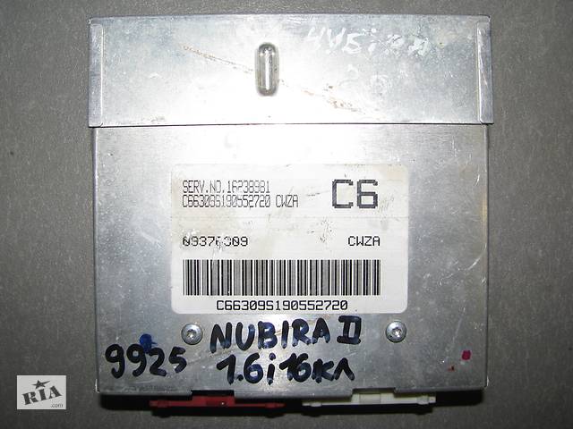 -АРХИВНОЕ- Б/у блок управления двигателем Daewoo Nubira II 1.6i 16V 1999-2003, 09376309