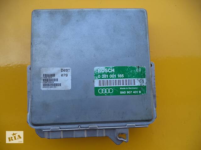 Б/у блок управління двигуном для Audi 80 (B4) (1,9 TDi) (1991-1996) 0281001185 (8A0907401B)