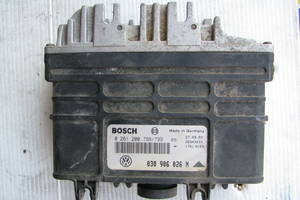 Б/у блок управления двигателем Volkswagen Polo II 1.3 AAV 1991-1994, 030906026N, BOSCH 0261200798, 02 -арт№7326-