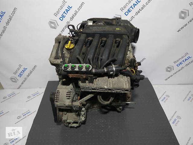 Б/у двигун для Renault Scenic 2008-2013 1.6 Бензин k4m 6830 - Фото 2