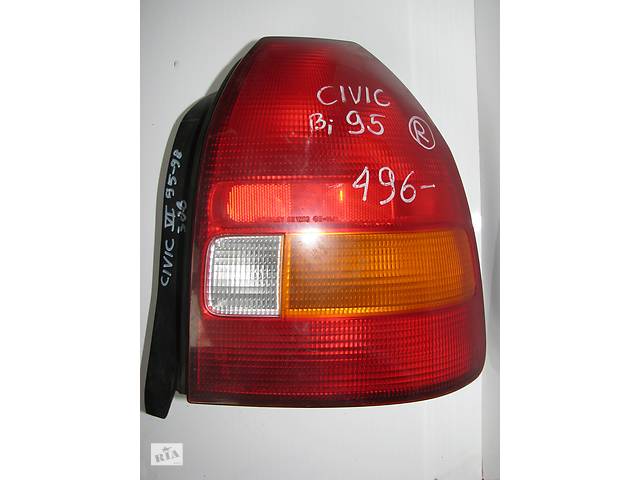 Б/у фонарь задний л/п Honda Civic VI EJ/EK 3дв хб 1995-1998, STANLEY 043-1262 -арт№6060-