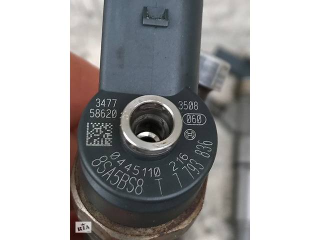 Б/у форсунка для BMW 1 Series E87 2.0 d BOSCH 0445110216 (2004-2012) Проверены на стенде. - Фото 2