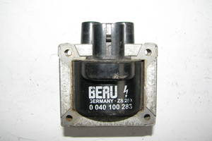 Б/у катушка зажигания Fiat Uno/Panda/Punto/Seicento/Cinquecento/Tempra/Tipo 0.7-2.0 1991-2005, BERU 0 -арт№8552-