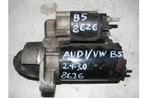 Б/у стартер Audi A4 B5-B7/Skoda Superb/Volkswagen Passat B5 2.4-3.0 1995-2006, 078911023D, BOSCH 0001 -арт№8626-