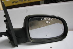 Б/у зеркало мех. п Opel Corsa C 2000-2006, 24420304 -арт№8183-