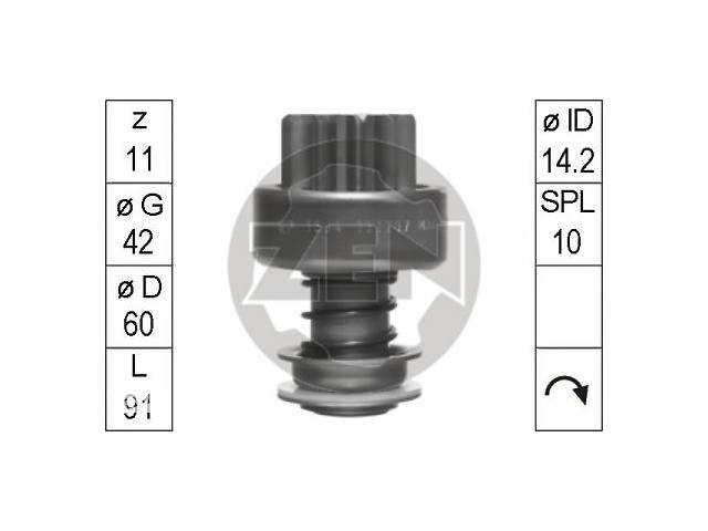 Бендикс стартера DAF 75 / DAF 75 CF / DAF CF 75 / DAF F 2100 / DAF F 2500 1992-2013 г.