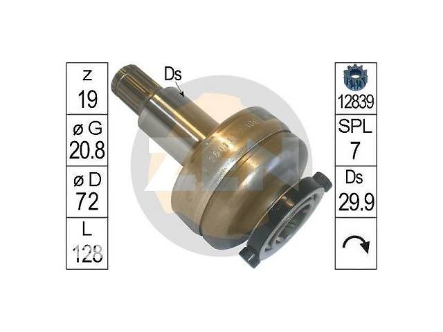 Бендикс стартера MAN TGS / MAN TGX / MAN TGA / DAF XF 95 / DAF CF 85 / DAF XF 105 2000-2013 г.