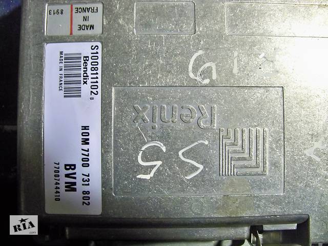 Блок управления двигателем BVM/S100811102 на Renault 19 1.4L 1994 года. код S5