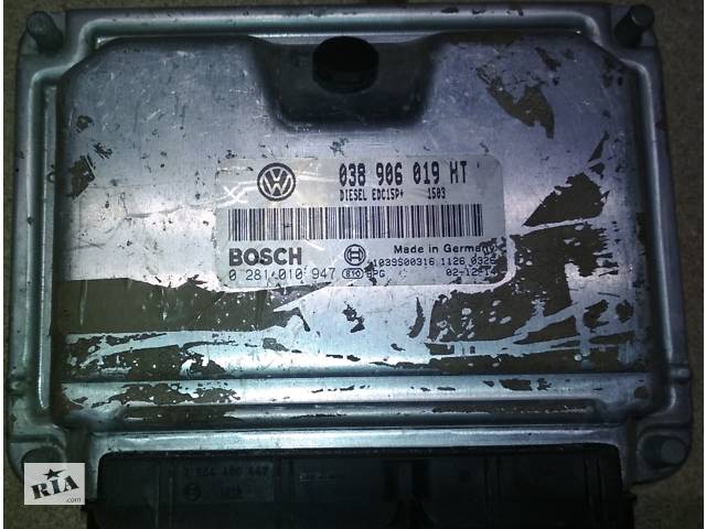 Блок управління двигуном VW AUDI SEAT SKODA 1.9TDI ATD 038906019HT 0281010947