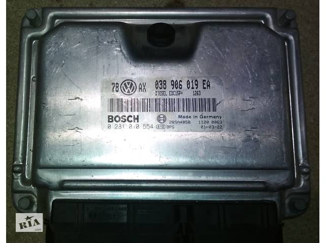 Блок управления двигателем VW PASSAT B5 1.9TDI 038906019EA 0281010554