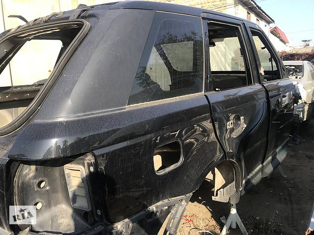 Дверь передняя правая, Land Rover, Range Rover Sport, 2005-2012, L320, LR016464, черная, серебристая, идеальная