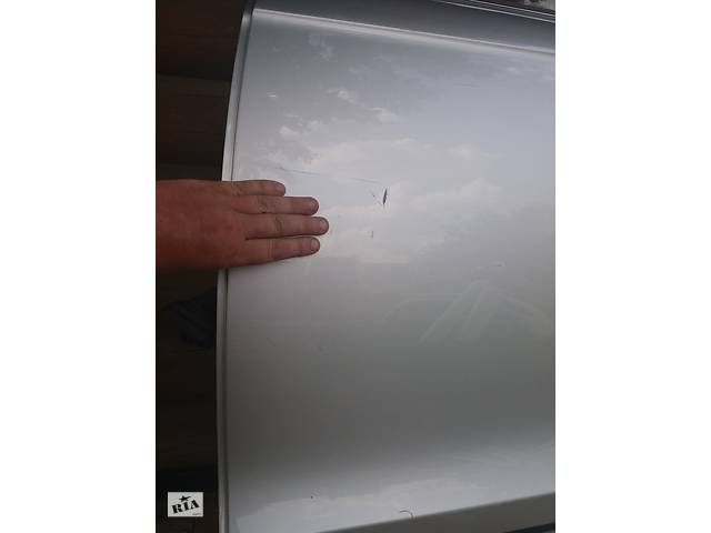 Дверь задняя левая в сборе БЕЗ дверной ручки Audi Q7 4L 2009-2015 (Цвет Серебро металлик Номер цвета неизвестен) 170818