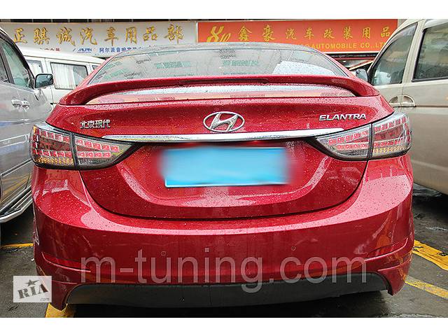 Фонари Hyundai Elantra MD тюнинг Led оптика (тонированные) - Фото 3