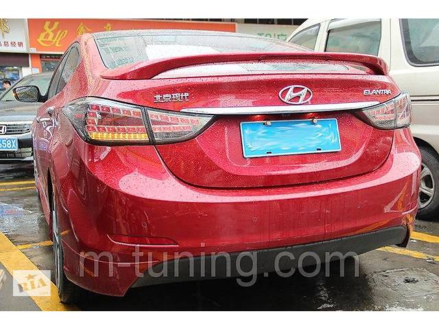 Фонари Hyundai Elantra MD тюнинг Led оптика (тонированные) - Фото 5