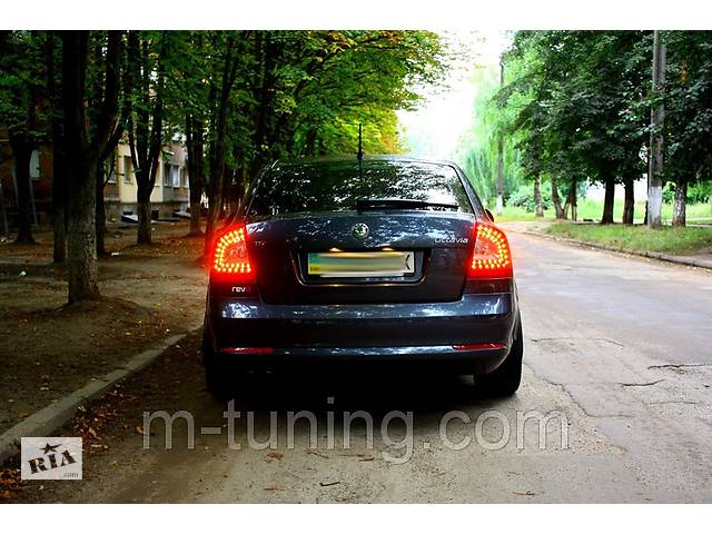 Фонари Skoda Octavia A5 тюнинг Led оптика - Фото 3