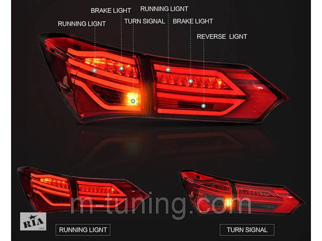 Фонари Toyota Corolla E170 тюнинг Led оптика - Фото 5
