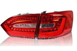 Діодні ліхтарі Led тюнінг оптика Volkswagen Jetta Mk6 червоні