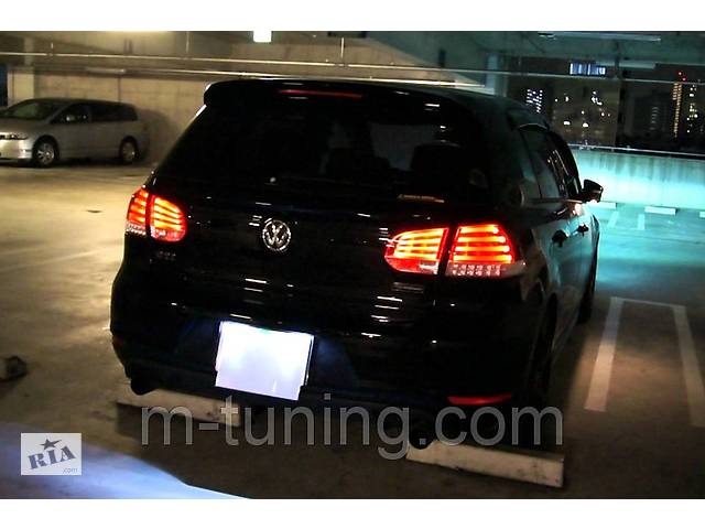 Фонари VW Golf 6 тюнинг Led оптика (тонированные)