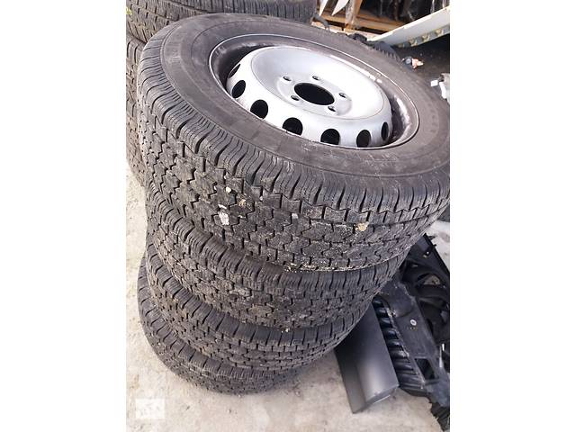 Диск з шиною КОМПЛЕКТ Renault Master/Opel Movano/Nissan NV400 2010-2018 (Continental ЗИМОВА 225/65 R16C 2017р) 030120