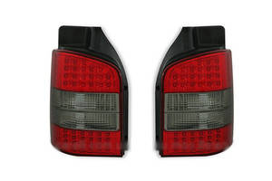 Фонари красно-дымчатые (1 дверь) VW Transporter T5 03-09 Led Depo