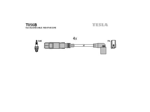 Комплект кабелей зажигания AUDI A3 (8P1) / VW TOURAN (1T3) / VW JETTA IV 2003-2019 г.