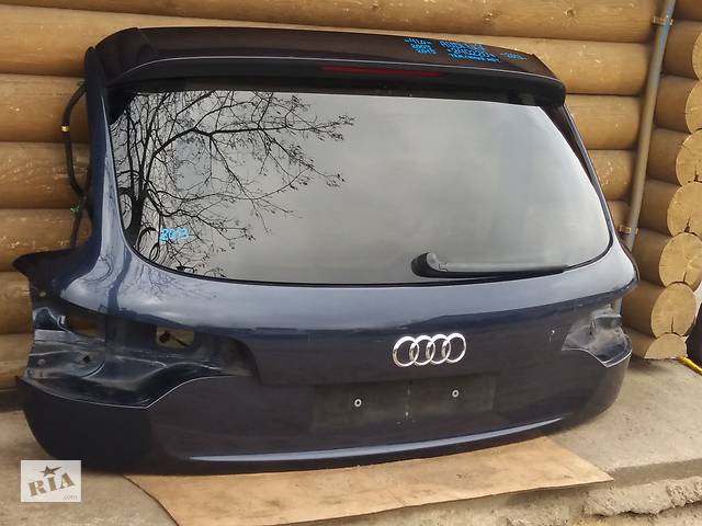 Крышка багажника ГОЛА со стеклом Audi Q7 4L 2009-2015 (цвет Темно-Синий Номер цвета неизвестен) 240220