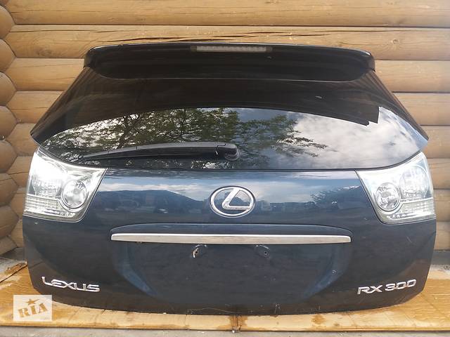 Крышка багажника в сборе без фонарей Lexus RX 2003-2008 (Тёмно-синий металлик)