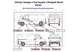 Левая ремонтная часть CITROEN JUMPER (1994-2002)