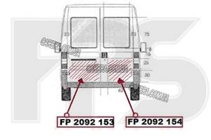 Левая ремонтная часть FIAT DUCATO (1994-2002)