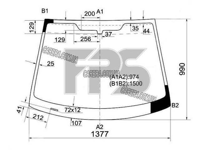 Лобове скло FORD FIESTA 02-09