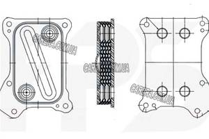 Масляный радиатор OPEL CORSA C