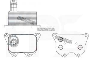 Масляный радиатор SKODA OCTAVIA A5