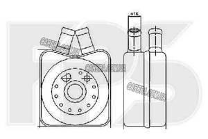 Масляный радиатор VOLKSWAGEN GOLF IV (1997-2003)