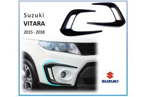 Накладка на фари денного світла для Suzuki Vitara 2015-2018