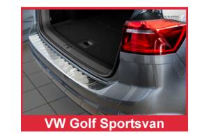 Накладка на задний бампер Volkswagen Golf 7 (2/35976)