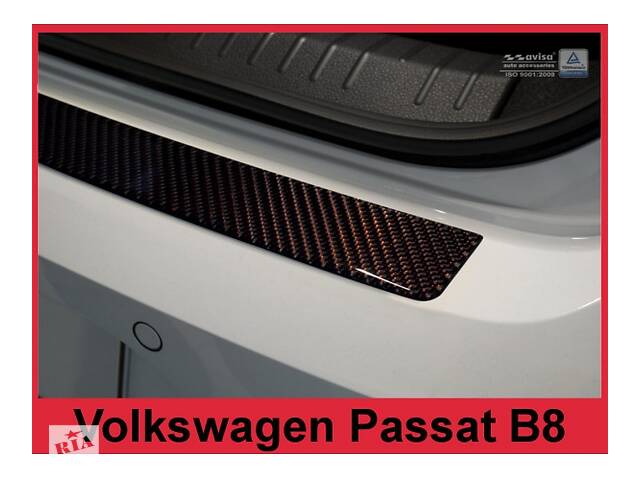 Накладка на задний бампер Volkswagen Passat B8 (2/46002)