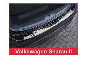Накладка на задний бампер Volkswagen Sharan (2/38005)