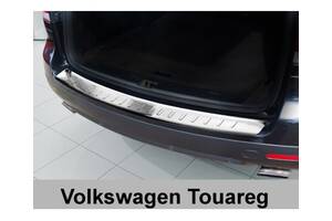 Накладка на задний бампер Volkswagen Touareg (2/35682)