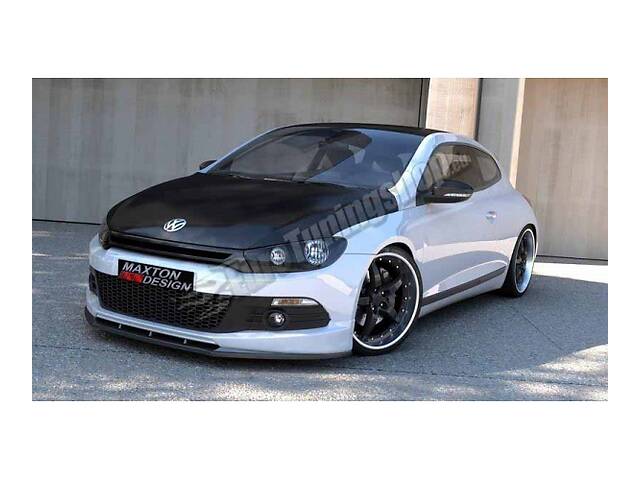 Накладка передняя Volkswagen Scirocco (VW-SC-3-RLINE-FD1T)