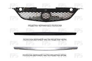 Решетка Mazda 323 BL 2001-2003 F-S (Комплект черная с хромированной накладкой) (Код: FP 4404 994 )