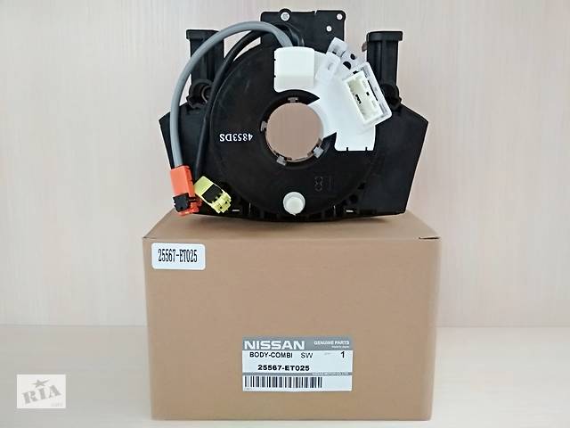 Новий шлейф airbag, підрульовий шлейф, модуль Nissan Murano, Navara, Qashqai 25560-ET025, 25560-5X00A Ніссан.