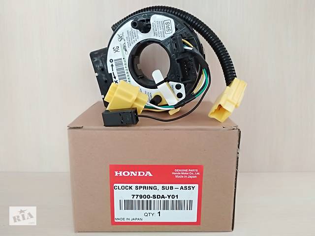 Новый шлейф airbag, подрулевой шлейф, модуль SRS Honda Accord 03-07 77900-SDA-Y01 Хонда Аккорд.