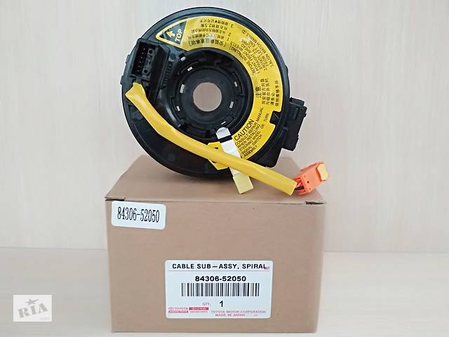 Новый шлейф airbag, подрулевой шлейф Toyota Corolla 02-08, Rav4 00-05 84306-52050 Тойота.